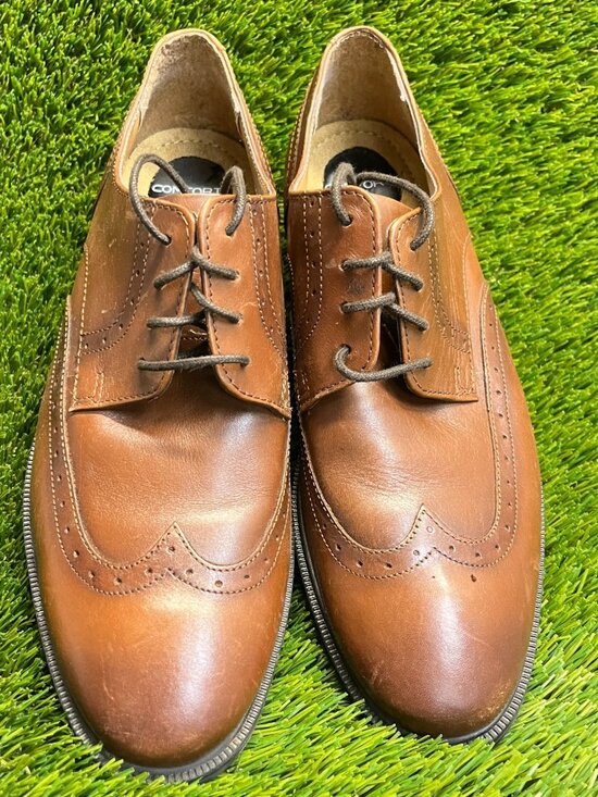 Nunn Bush Nelson Comfort Gel Mens Size 8.5 Brown Classic Wingtip Oxford Shoes main image 7